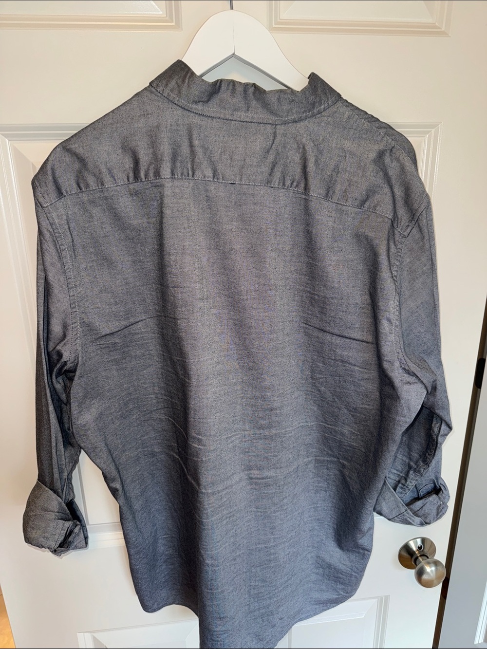Banana Republic Men’s Button-Down Shirt - Heather Gray - Picture 4 of 5